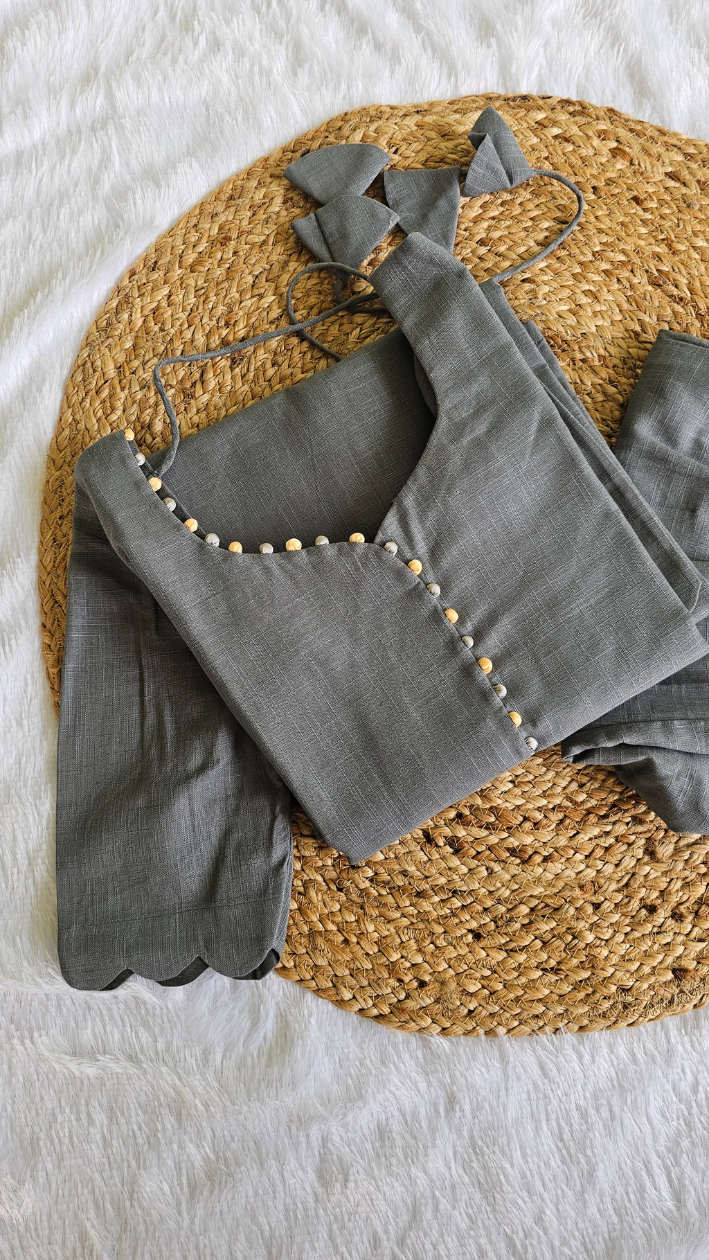 Handloom Khadi Cotton Set with Pastel Ombré Dupatta – Ahalya