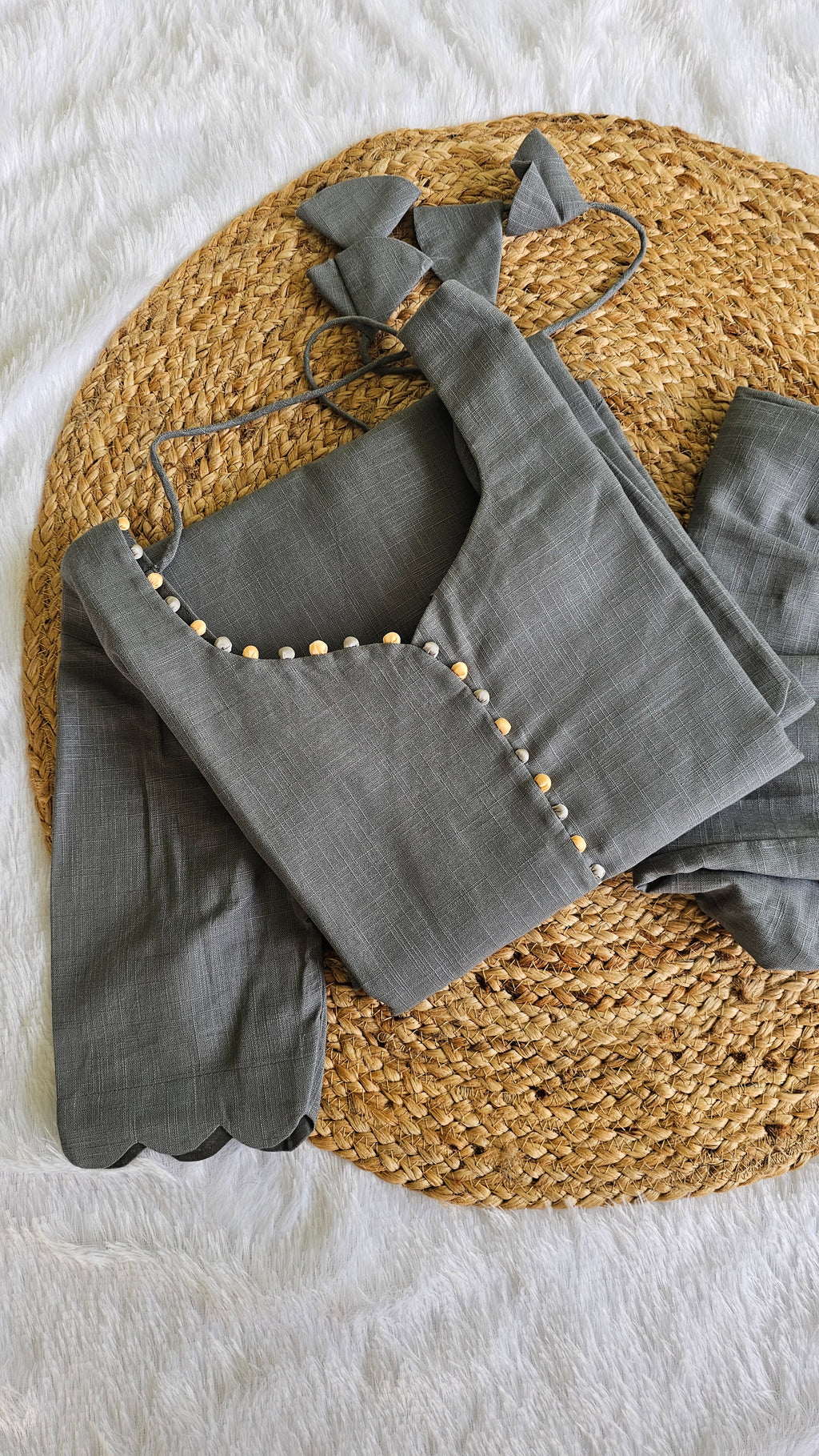 Handloom Khadi Cotton Set with Pastel Ombré Dupatta – Ahalya