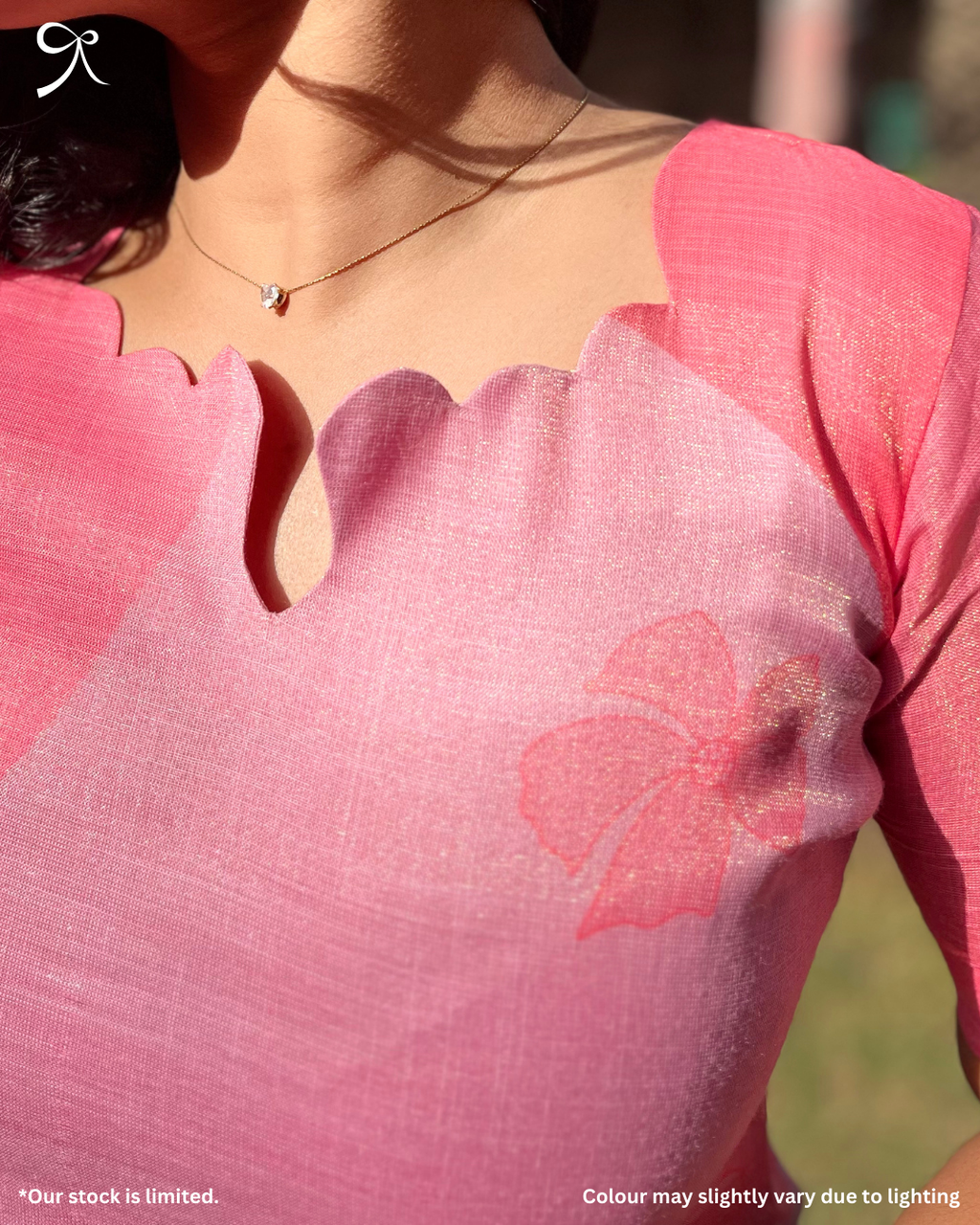 Linen Muslin Printed 3-Piece Salwar Suit – Pink