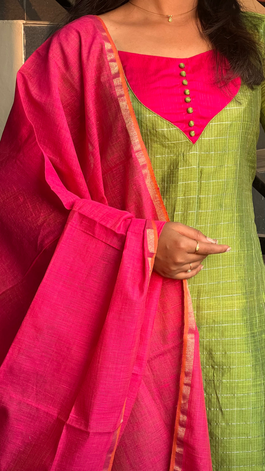 Parrot Green Ethnic Wear